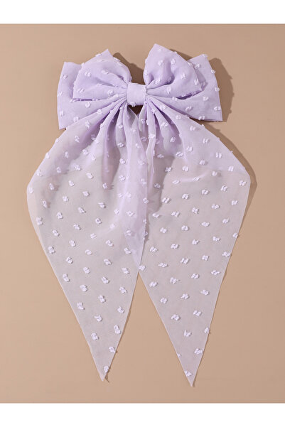 Take Two By Styli مشبك شعر بنفسجي ذو ملمس بارز