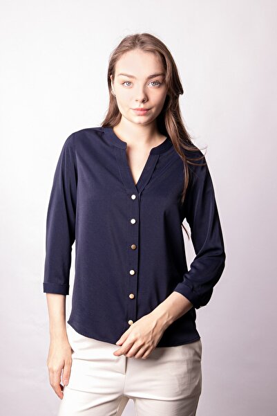 Jument قميص هاكيم ياكا تروفاكار كابري كول بدون ليكرا من القماش الأنيق للمكتب ...