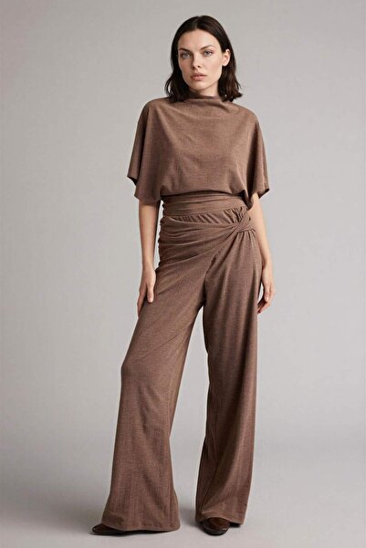 DeFacto Wide Leg Crepe Pants H3879Ax26Sm