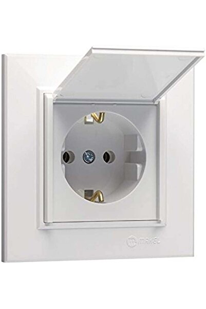 Sedef Covered Earth Socket White 2200-105 -10 Pieces Send Leather