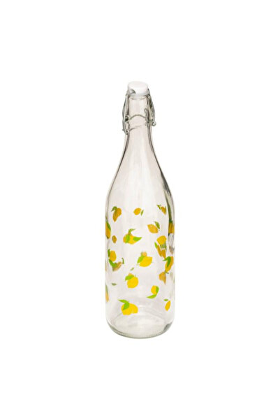 Secret de Gourmet Lemon Printed Glass Bottle 1 Liter