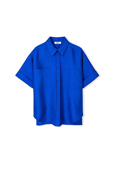 İpekyol Parlak dokulu gömlek ceket