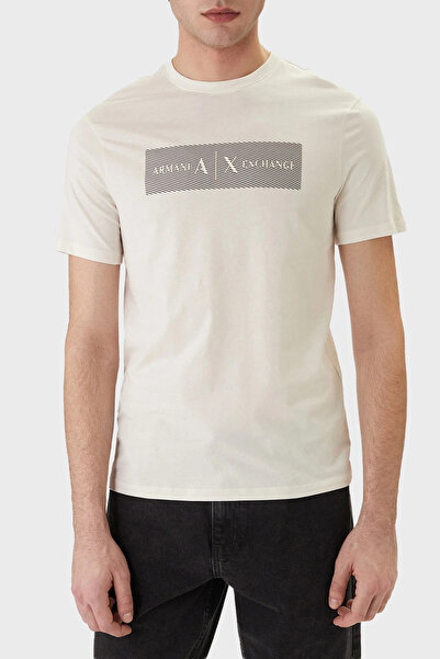 Armani Exchange With Logo 100% Cotton Regular Fit Crew Neck t Shirt Men's t S...