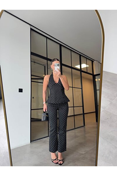 BB Bensu Buyruk Къси панталони с прав крой и точки