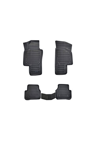 ERK Covoare cauciuc tavita compatibile Volkswagen Tiguan I 2008-2015 Cod: A80...