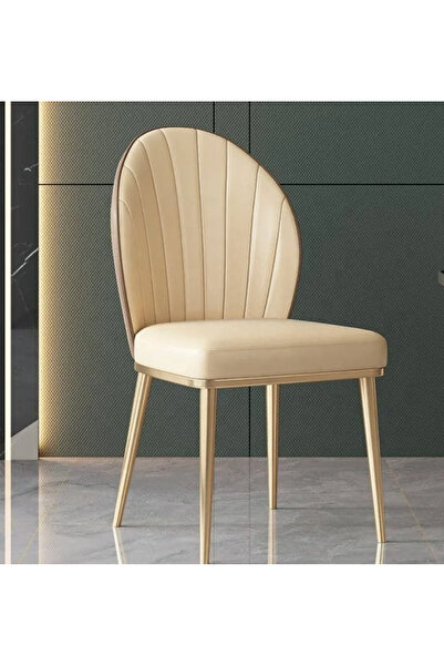 LUXXO Καρέκλα τραπεζαρίας/κουζίνας Aura, πόδια από ανοξείδωτο ατσάλι, οικολογ...