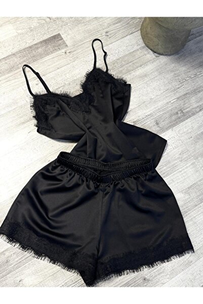 Sandrada SD Black lace pajamas for women