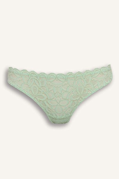 DeFacto Lace Li Glittery Lace Brazilian Briefs G2382Ax26Sp