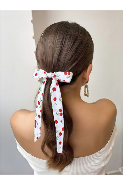 Take Two By Styli Pack of 2 - Cherry Print Hair Tie