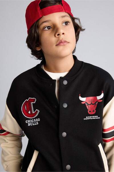 DeFacto NBA Чикаго Булс колежанска бомбър яке за момчета G7617A826SP