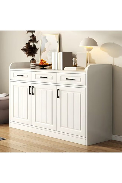 KEKE Modern Wooden Storage Kitchen Cabinet with Shelves for Living Room & Kit...