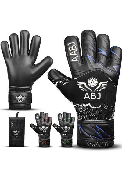 ABJ Professional Goalkeeper Football Gloves with 360° Wrist Protection, 5mm P...