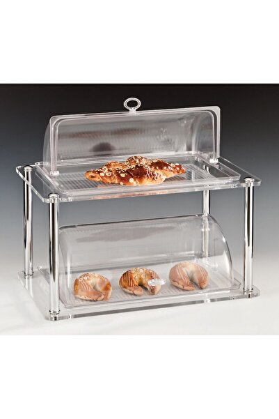 Zicco Double-Layer Roll Top Covered Presentation Stand