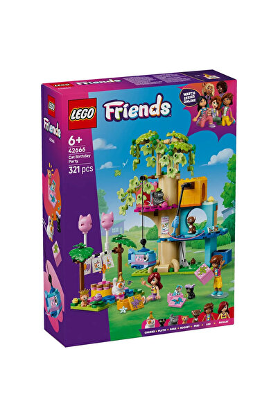 LEGO Friends Căsuța în copac pentru petrecerea de ziua de naștere a pisicii 4...