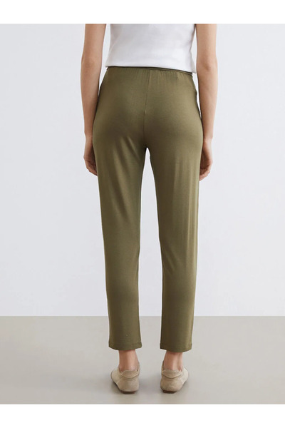 LC Waikiki Khaki Women's Sweatpants with Elastic Waist