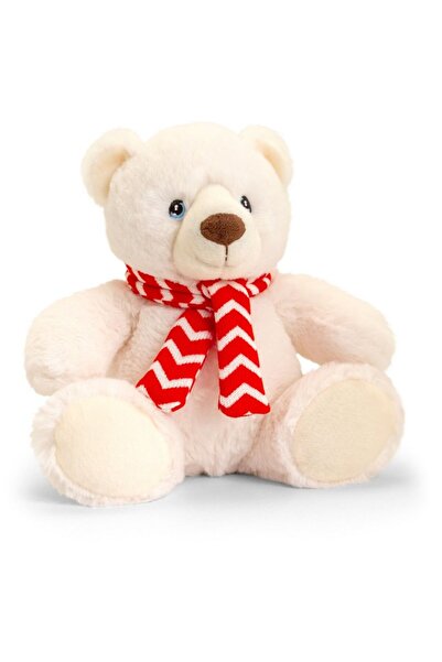 Keel Toys Jucarie de plus Keeleco Urs polar cu fular 20 cm