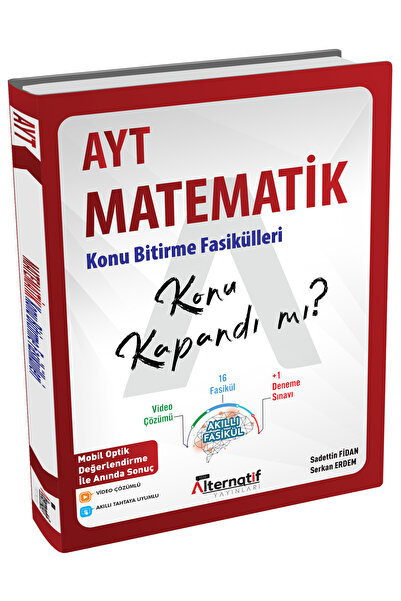 YENİ ALTERNATİF YAYINLARI ALTERNATİF YAYINLARI AYT MATEMATİK KONU BİTİRME FAS...