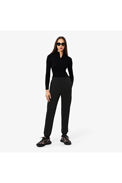 Lacoste Kadın Stragiht Fit Siyah Eşofman Altı