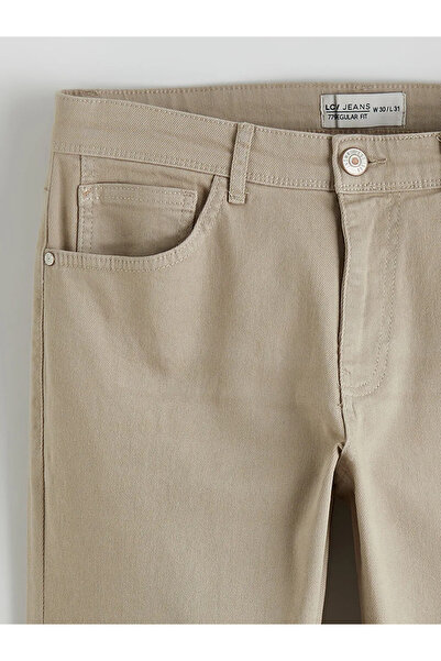 LC Waikiki Beige 779 Regular Fit Men's Jeans