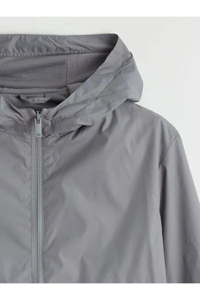 LC Waikiki Gray Water Repellent Boy's Coat