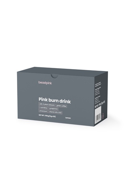 GymBeam Băutură Pink Burn, 150 g, lămâie