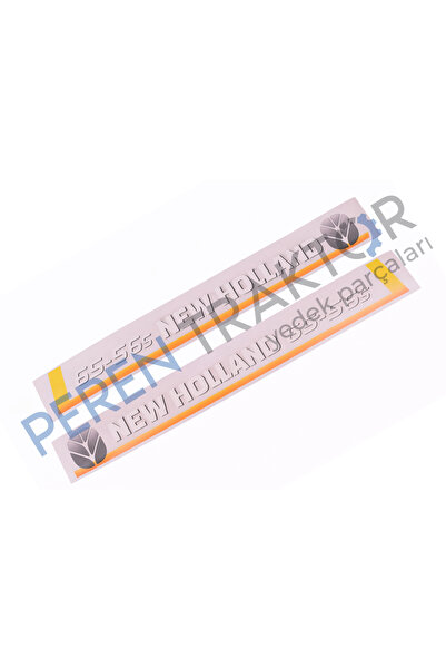 PEREN TRAKTÖR New Holland 65-56S Yan Yazı Takımı Kaporta Etiketi Sağ - Sol Ka...