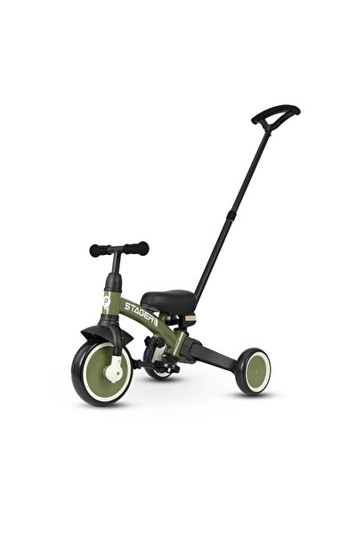 QPLAY Tricicleta evolutiva pliabila STAGER Verde