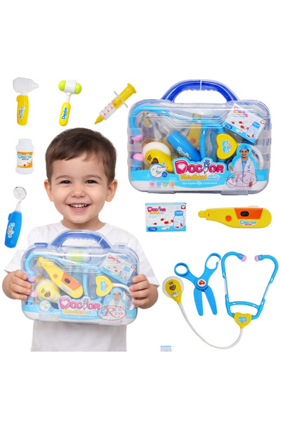RCO Set Trusa Doctor Copii – Kit Medical Interactiv cu Sunete si Lumini, 9 Ac...