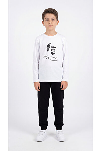 Mışıl Kids Μπλουζάκι για αγόρια Ataturk με τύπωμα