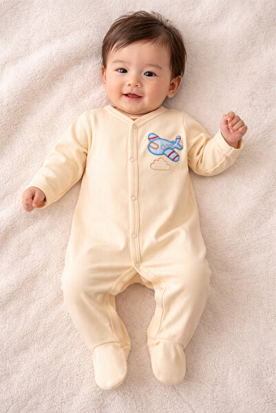 mothers dream Premium Baby Romper / Jumpsuit – Soft Cotton Sleepsuit (0–9 Mon...