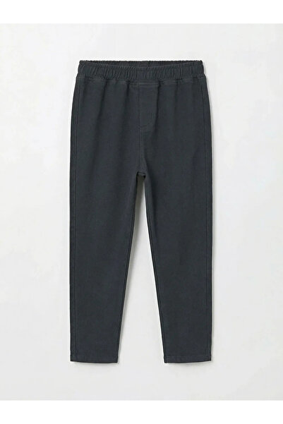 LC Waikiki Cămașă și pantaloni pentru băieți cu mânecă scurtă bej cu dungi