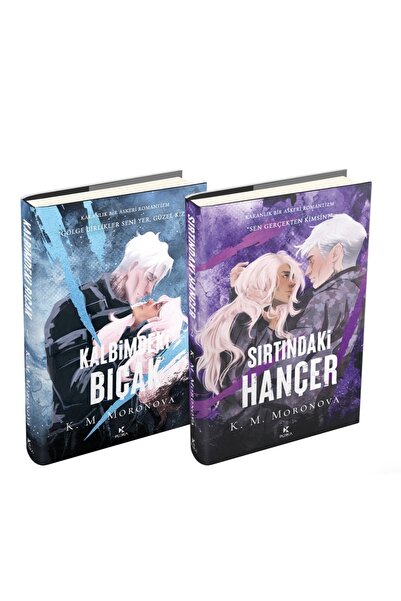 Pukka yayınları KALBİMDEKİ BIÇAK-SIRTINDAKİ HAÇER İKİLİ CİLTLİ—K.M.MORONOVA