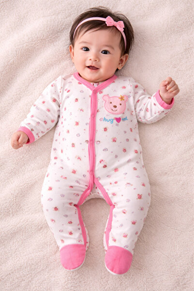 mothers dream Premium Baby Romper / Jumpsuit – Soft Cotton Sleepsuit (0–9 Mon...