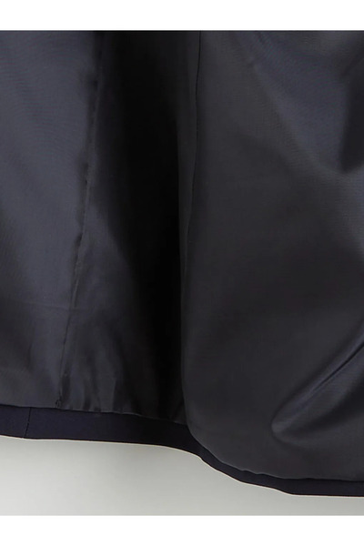 LC Waikiki Navy Blue Crepe Women's Blazer Jacket