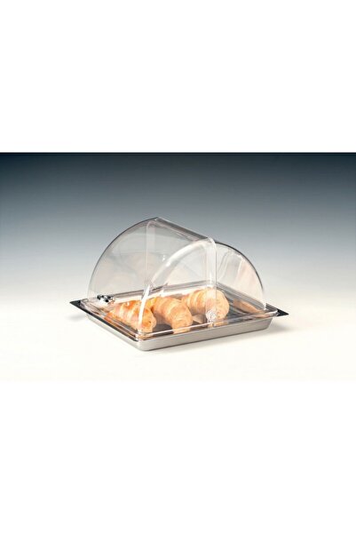 Zicco Roll Top Lid Steel Tray Presentation Stand