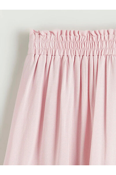 LC Waikiki Fusta stratificată lila pentru fete cu talie elastică