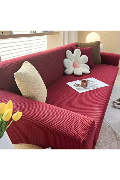 HaNemCe Lycra Stretch Elastic Flexible Washable Square Pattern Three Person S...