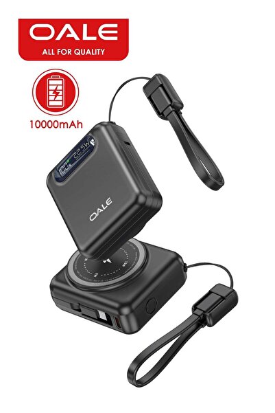 OALE iMagsafe 2 Magnetic Power Bank 10000mAh, 22.5W Fast Charging