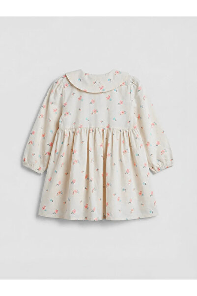 LC Waikiki Φόρεμα για κορίτσια με γιακά εκρού