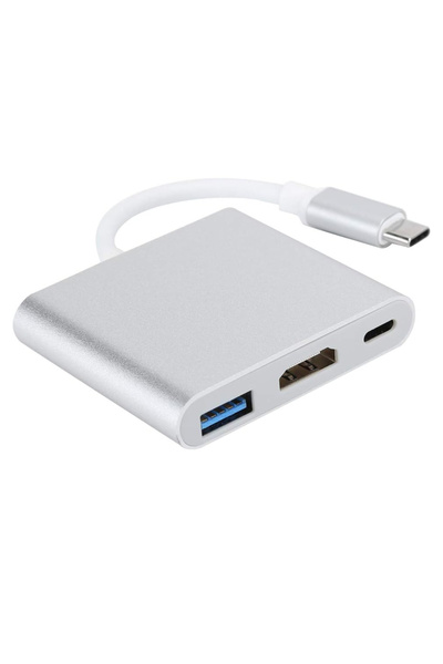 TECLA EDITION Hub media USB-C cu HDMI 4K, USB 3.2 și 100W PD - Soluție compac...