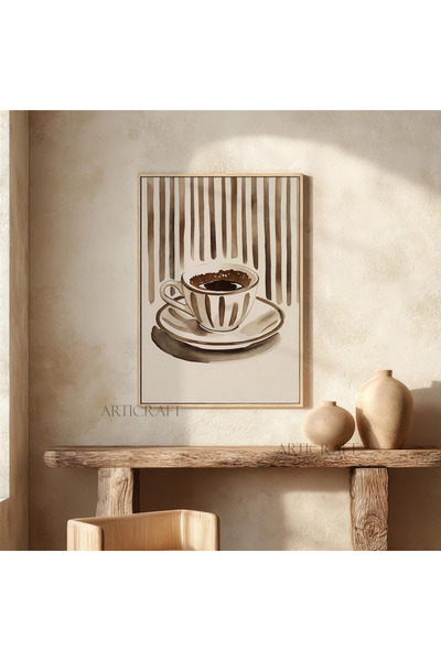 Tuba Decor Tablou dintr-o singură bucată cu ramă din lemn