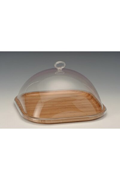 Zicco Presentation Tray with Wooden Base and Glass Lid