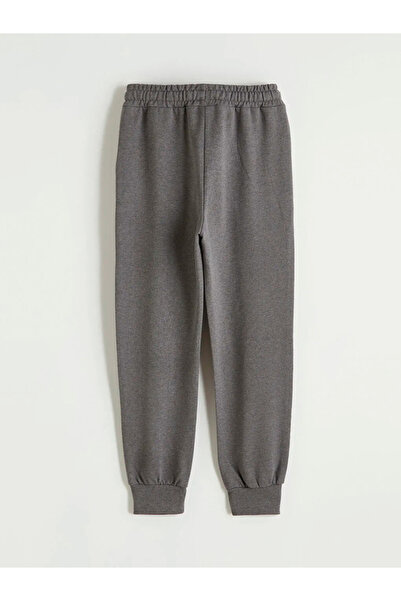 LC Waikiki Gray Elastic Waist Boys Jogger Sweatpants