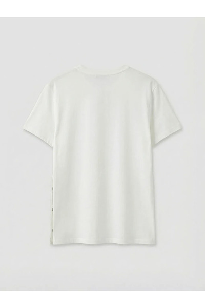 LC Waikiki White bicycle collar snap button blouse