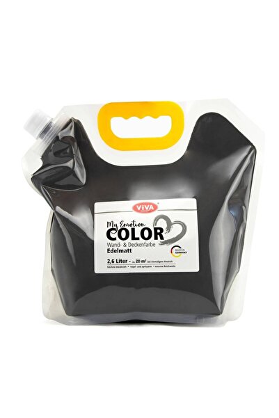 Viva Decor Vopsea lavabil premium pentru pereți și tavan, 2,6 litri Gri Antracit