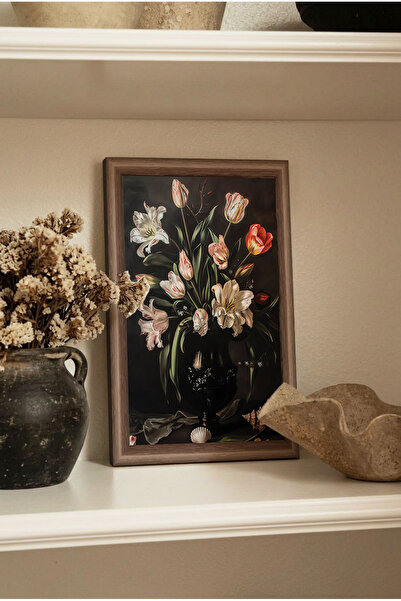 Zevahir Mobilya Dekorasyon Tablou vintage din MDF cu aspect de ramă din lemn ...