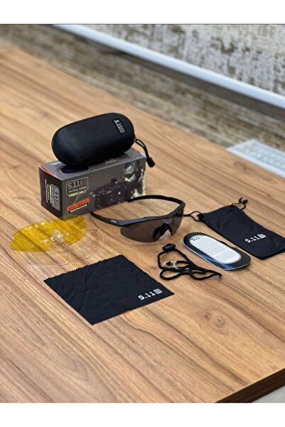 5.11 Tactical Koruyucu Gözlük – 3 Lensli Taktik / Taktikal / Airsoft / Askeri...