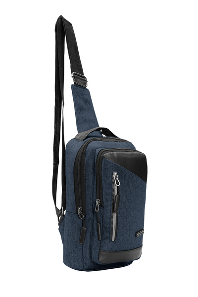 PARAJOHN حقيبة ظهر ظهر بارا جون، حقيبة كتف كروسبودي من بوليستر، حقيبة سفر أنيقة