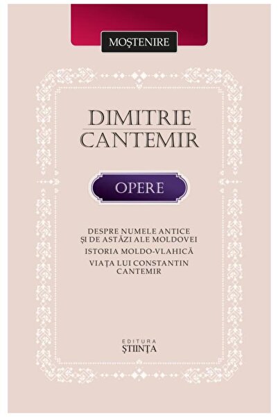 Editura Stiinta Opere. Despre numele antice si de astazi ale Moldo
