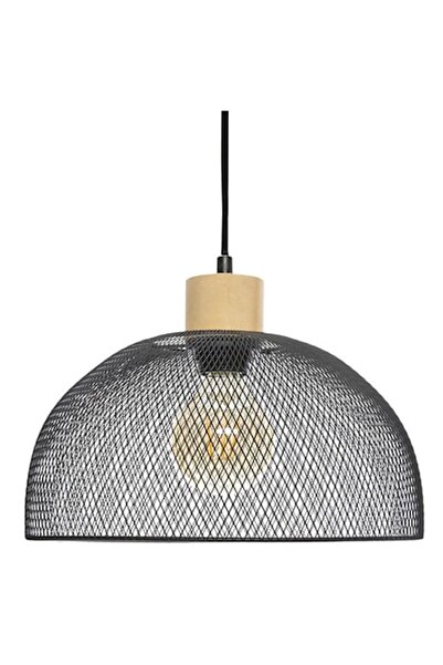 OEM Black Steel Pendant Lamp, 30cm Diameter